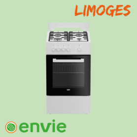 Cuisiniere Tout Gaz BEKO FSG522DWC