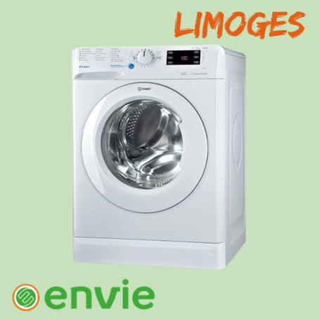 Lave Linge Hublot INDESIT BWE91283XWFR